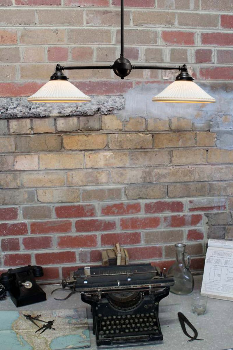 two arm in black brass