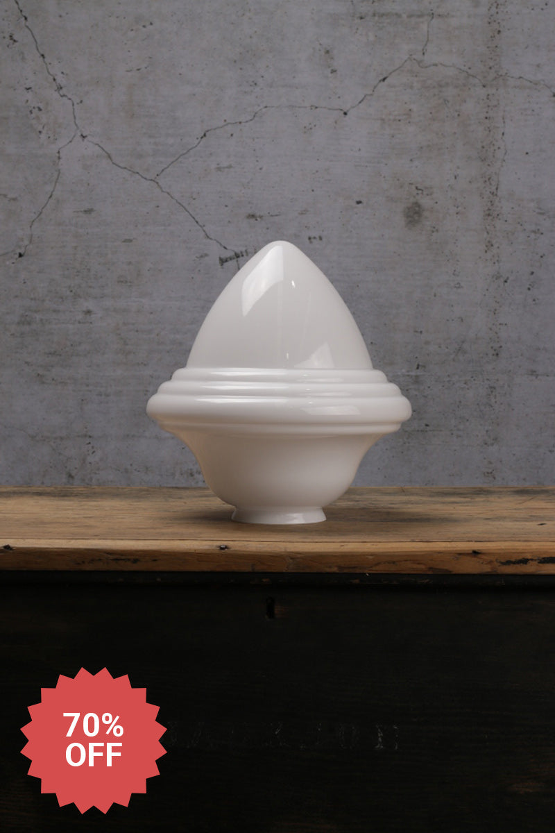 Minnesota Glass Schoolhouse Shade opal