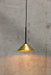 Cone Mod Pendant Light brass small shade
