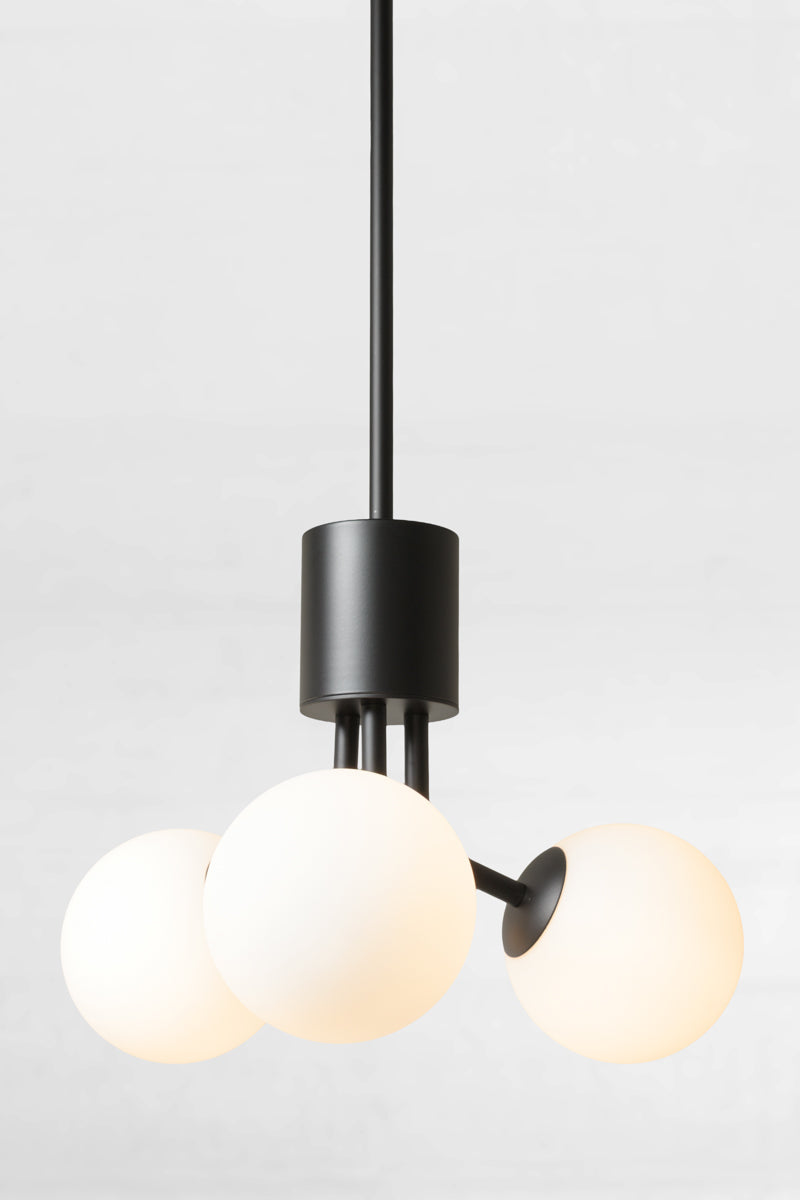 Brooklyn Glass Orb Multi Light Pendant