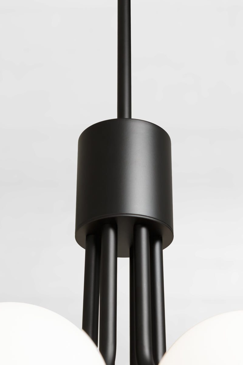 black steel metalware