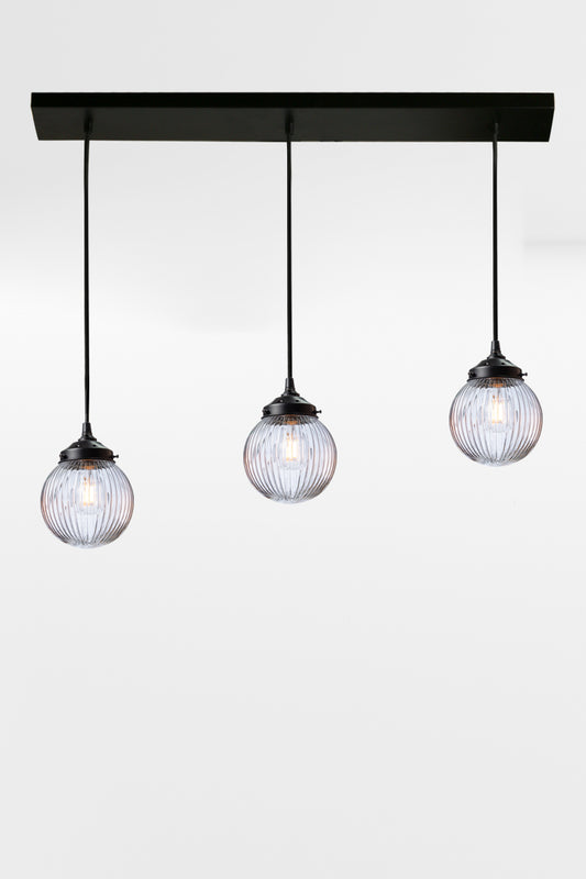 Dakota Reeded Glass Linear Light