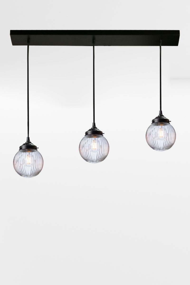 Dakota Reeded Glass Linear Light