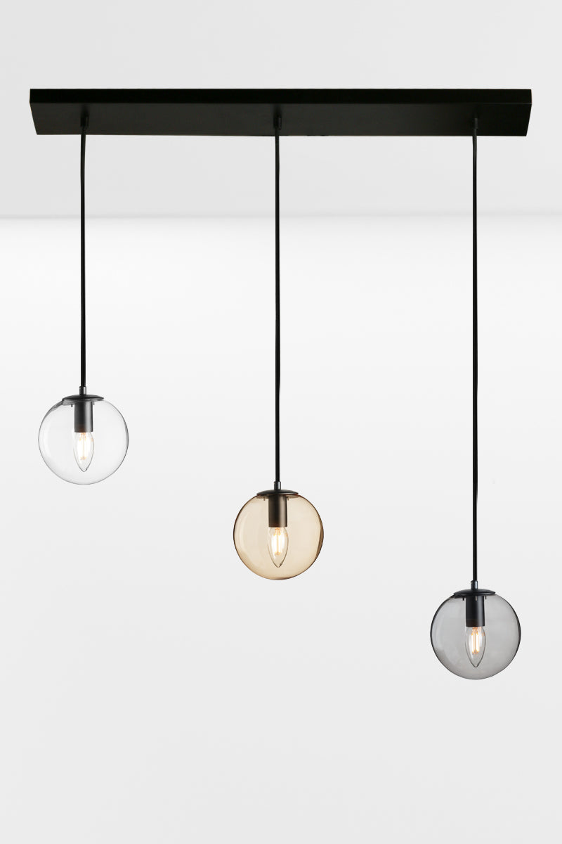 Tully Glass Linear Pendant Light – Fat Shack Vintage