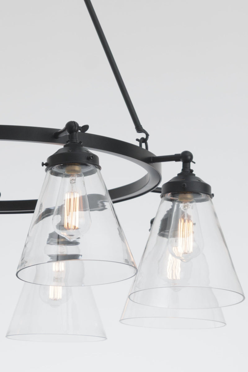 clear large glass shades