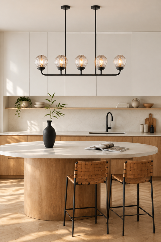 Macleay Glass Linear Chandelier
