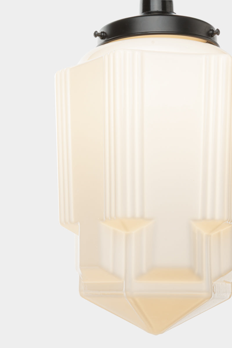 glass shade reflects the opulence of the roaring twenties
