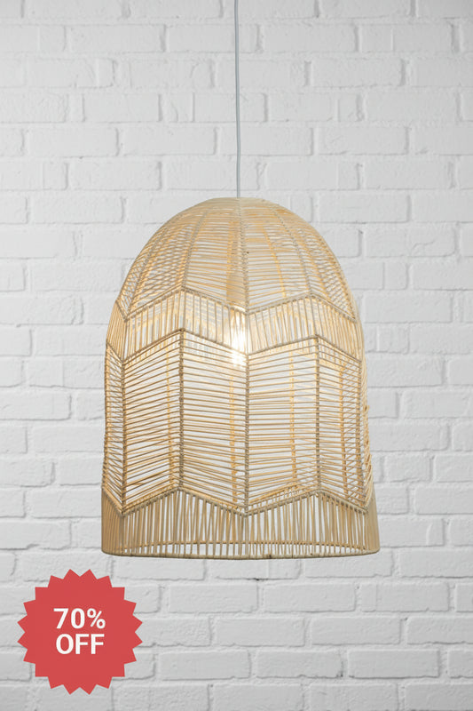 Natural rattan pendant