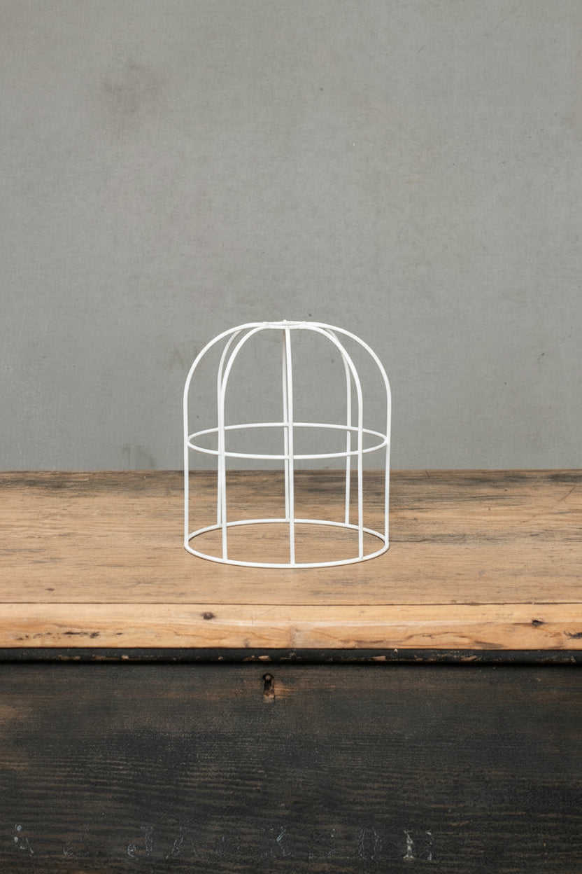White cage shade
