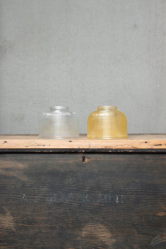 Crosshatch Glass Ceiling Light