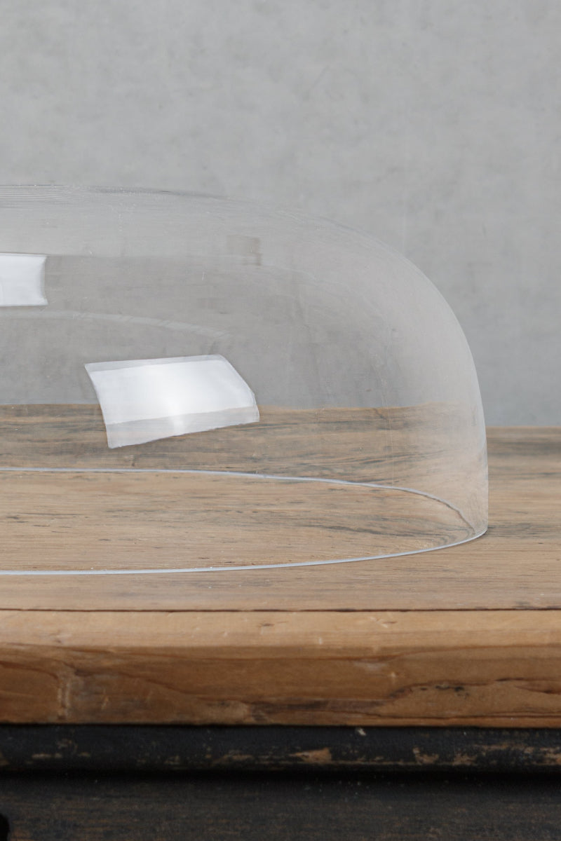 transparent  glass shade