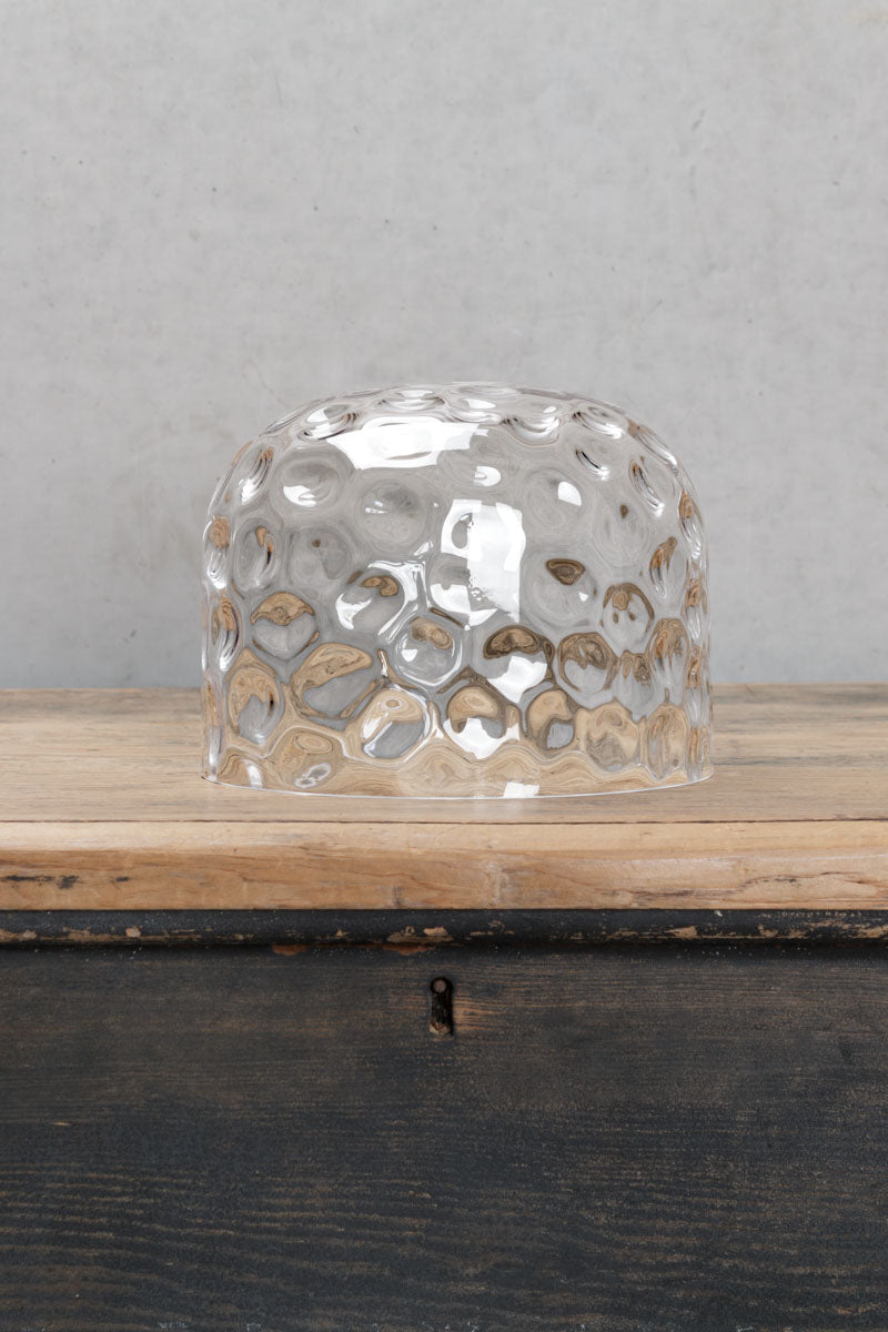 dimpled surface adds character and visual depth 