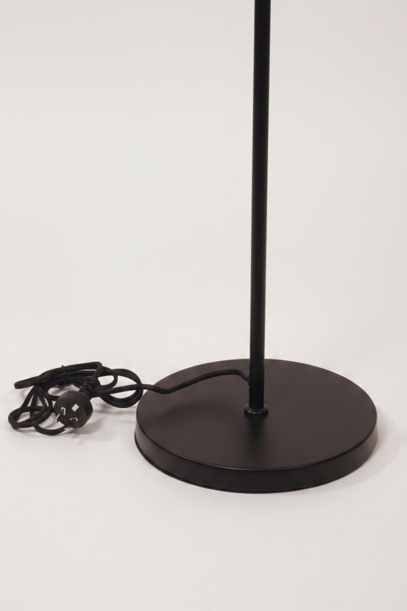 All blaack 2 light lamp base