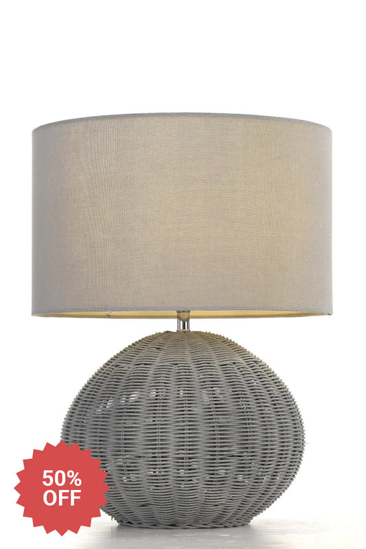 Rattan Table Lamp_clearance item