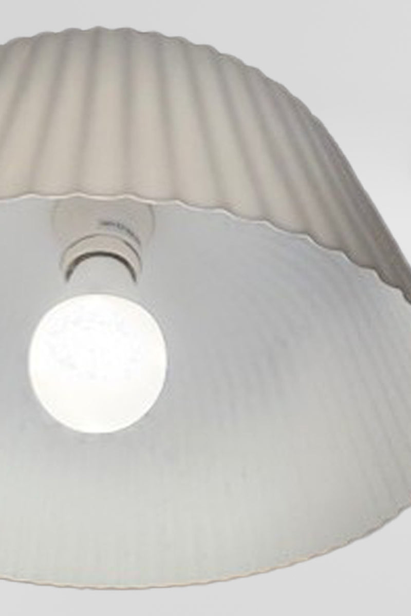 Opal ribbed detailing from below. 