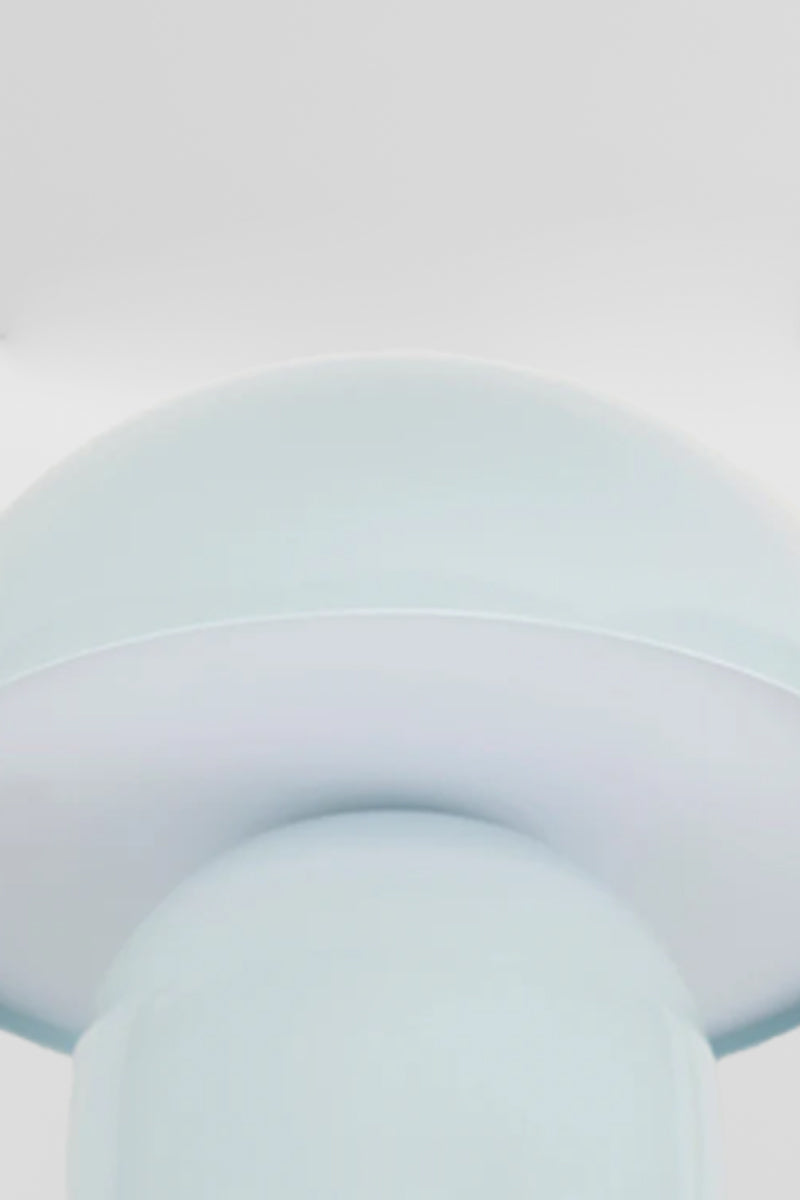 Opal diffuser of the blue  LED mushroom lamp