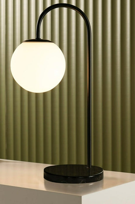 Bonnie Shepherd Hook Table Lamp with black base