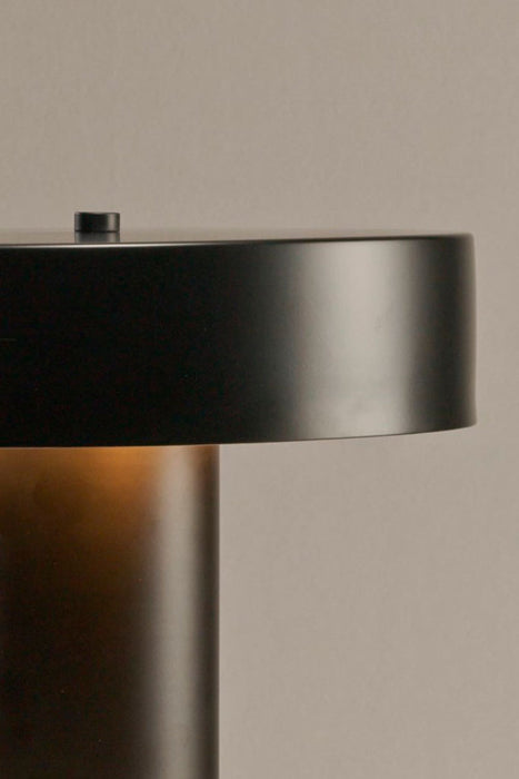 close up of table lamp