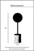 measurements o table lamp