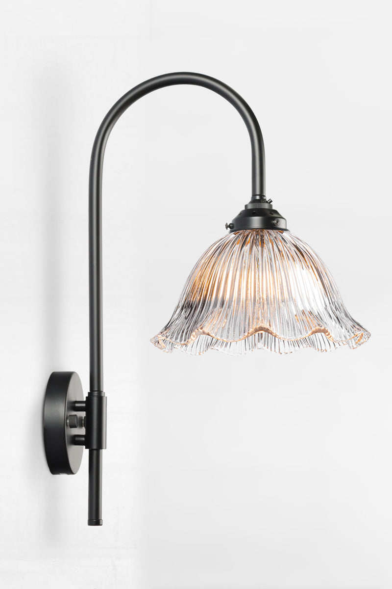 Como Frill Shepherd Hook Swivel Arm Wall Light