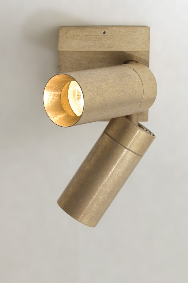 Brass ceiling light Multi-directional light with heads that swivels and tilts