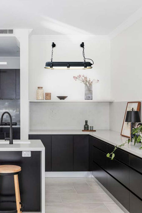 Substation led tube wall light in a kitchen.
