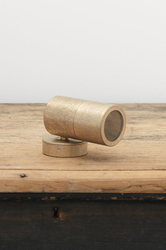 Antique Brass single light wall sconce with an IP65 rating. 