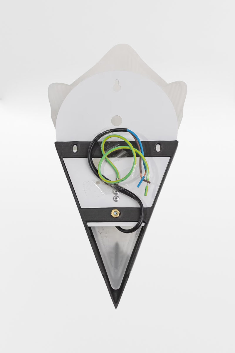 Back of the patina deco wall light