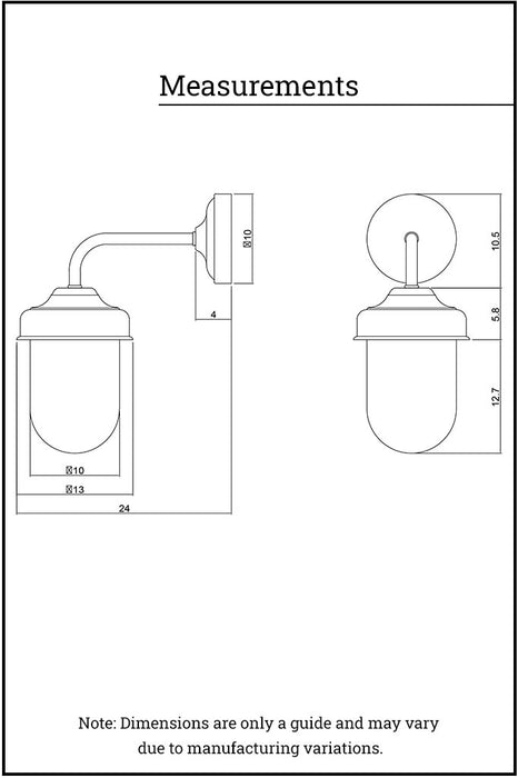 Measures of Lane Outdoor Wall Light