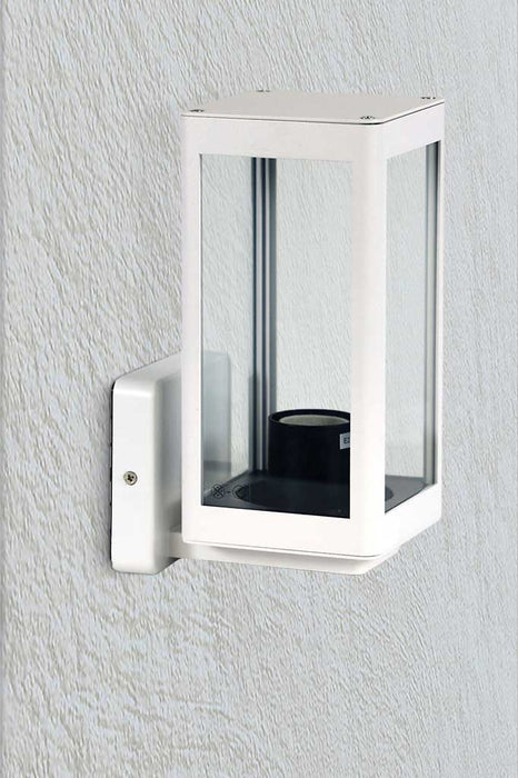 Outdoor Wall Light with Textured white Finish