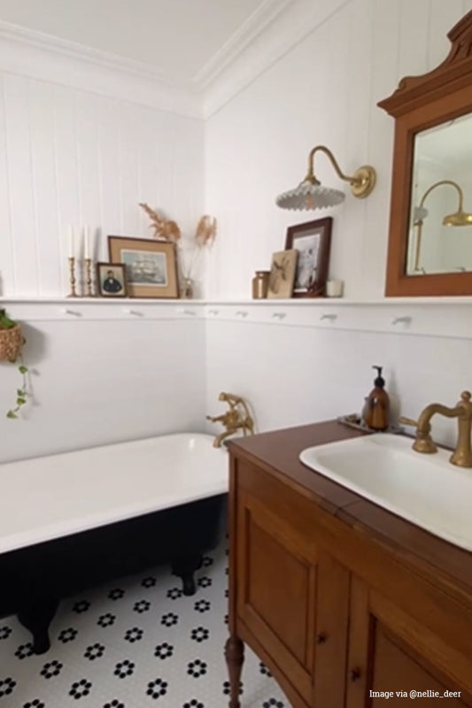 Charmont Ceramic Gooseneck Exterior Wall Light