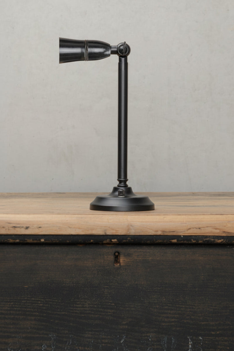 Long straight arm B22 wall sconce