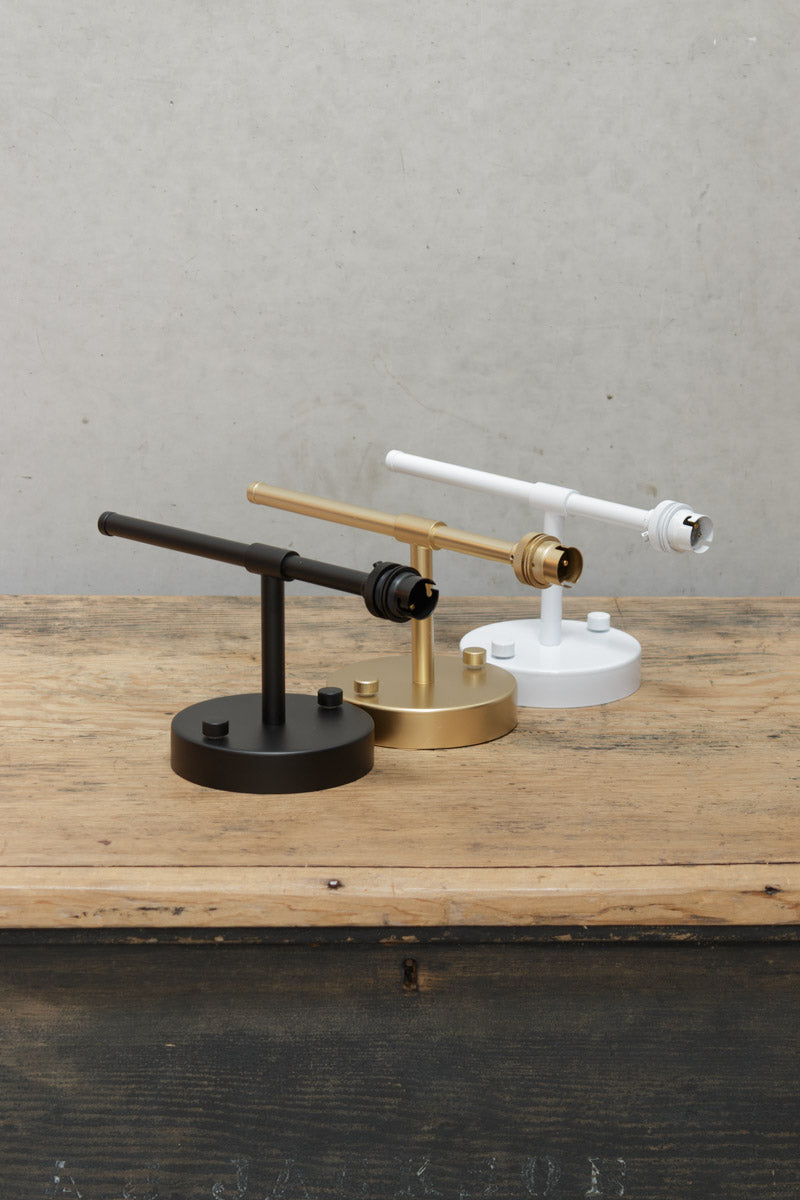 stem wall light in three finishes