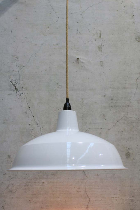 Warehouse Ceiling Pendant Light with white large