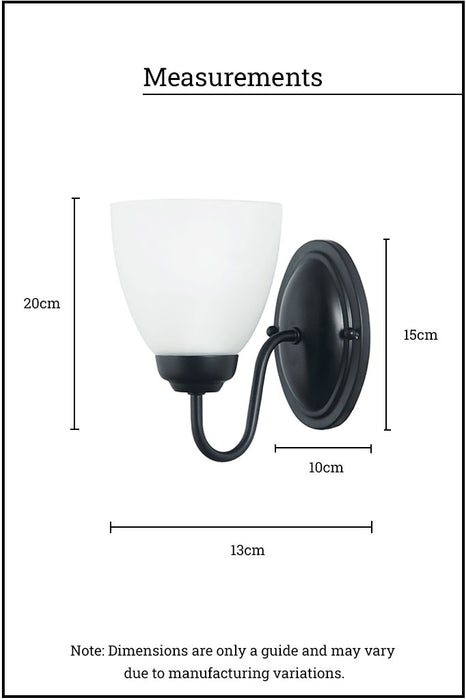 measurements of the wall light