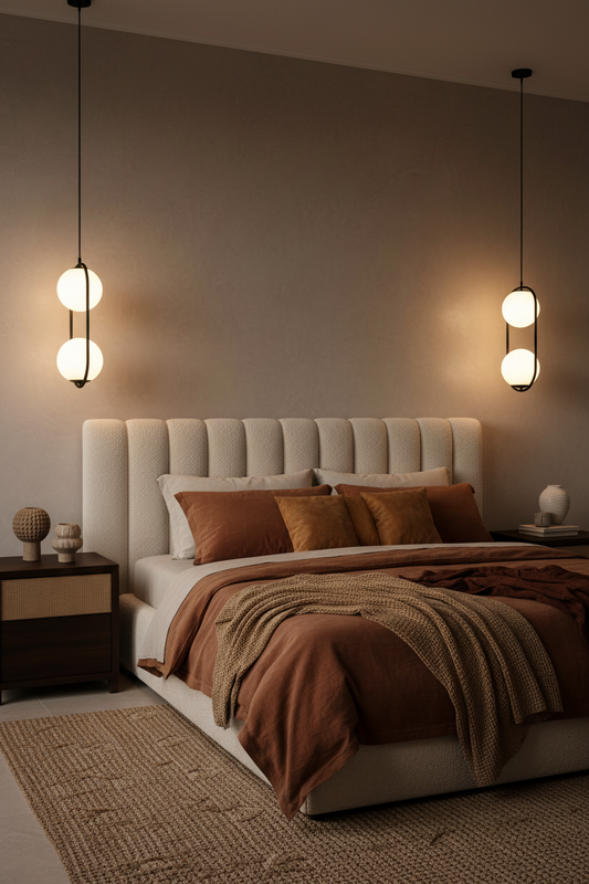 Bonnie Double Glass Ball Pendant Light