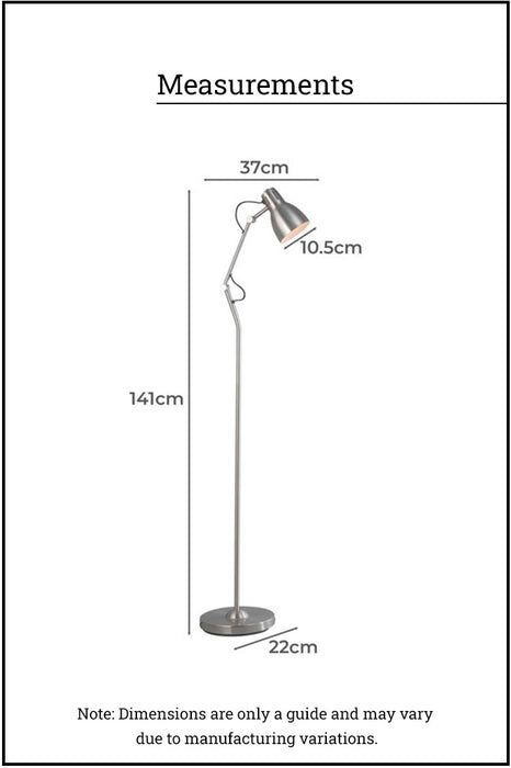 floor lamp measures