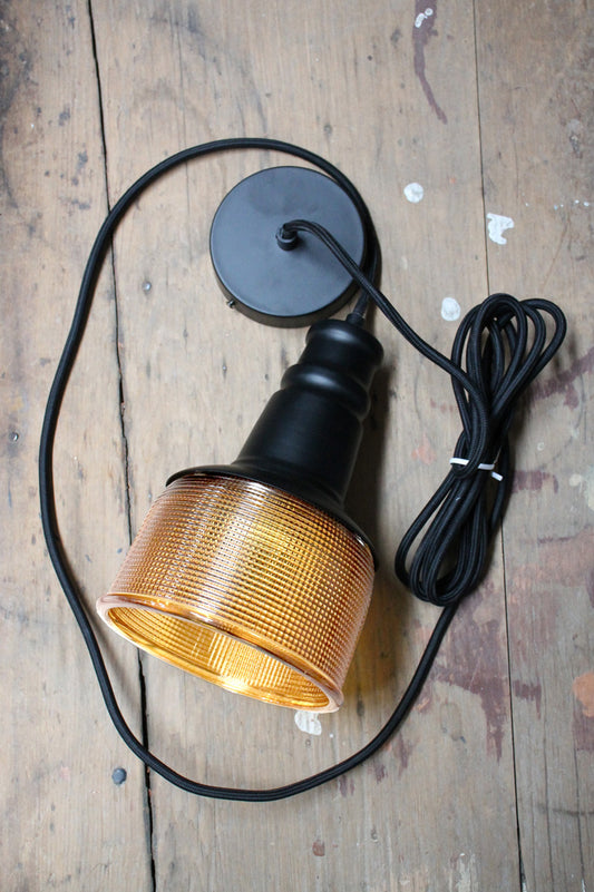 Crosshatch glass pattern. retro style lighting. buy vintage style lighting online.