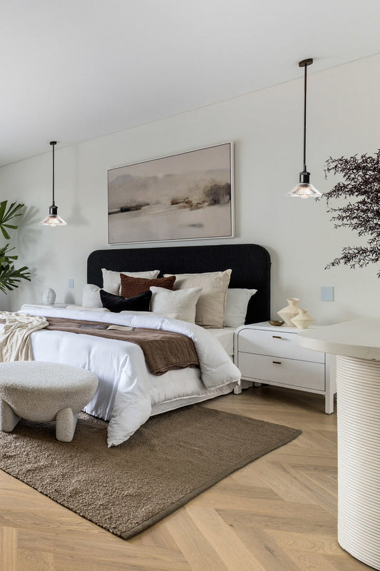 pendants in bedroom
