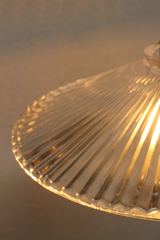 Plymouth Glass Wall Lamp - Gold Brass Arm