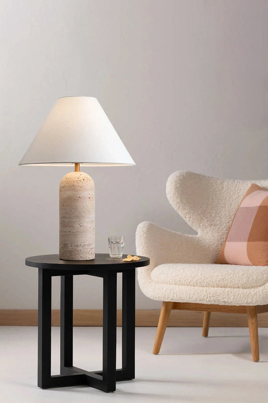 table lamp in living room