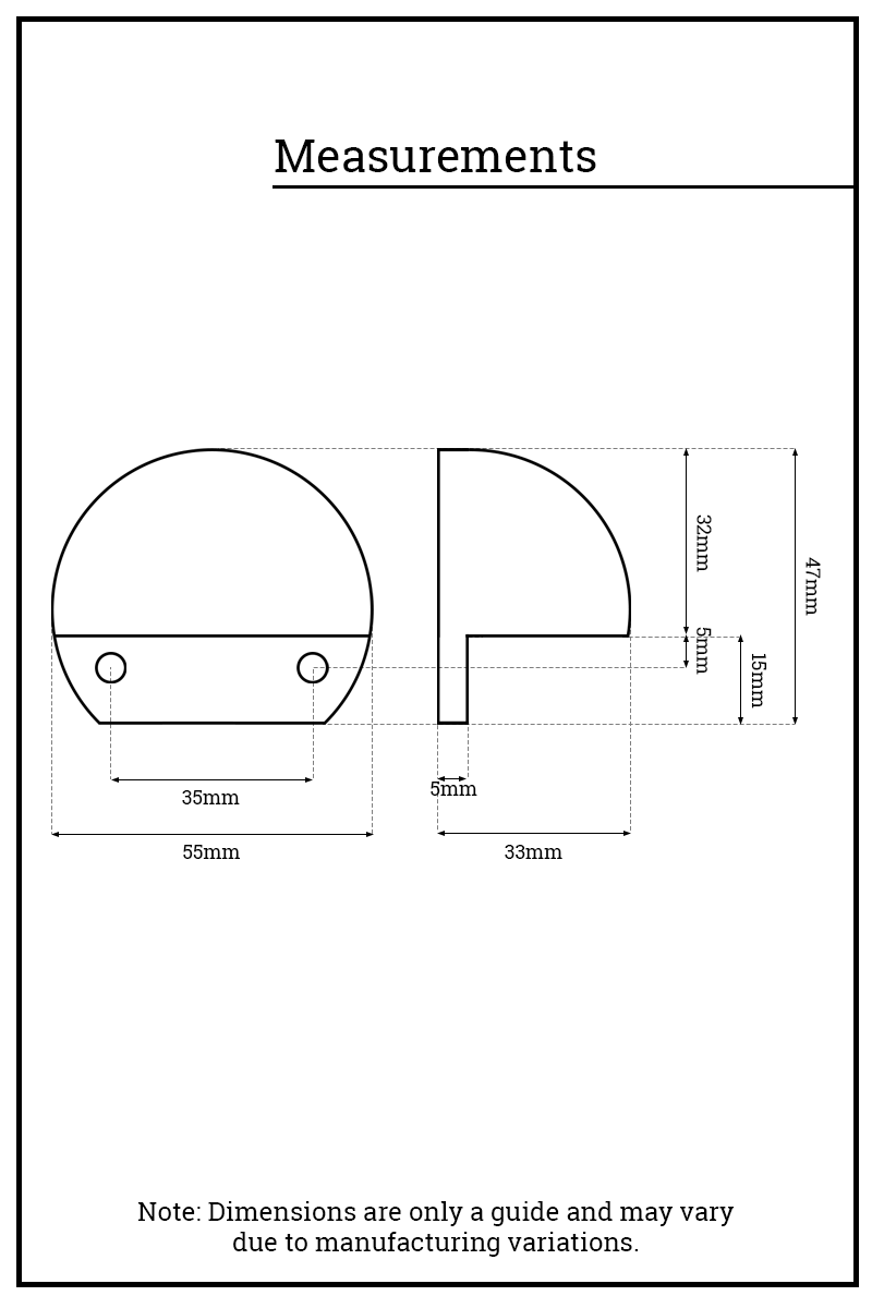 Technical drawing of a geometric shape with dimensions Brass LED step light dimensions