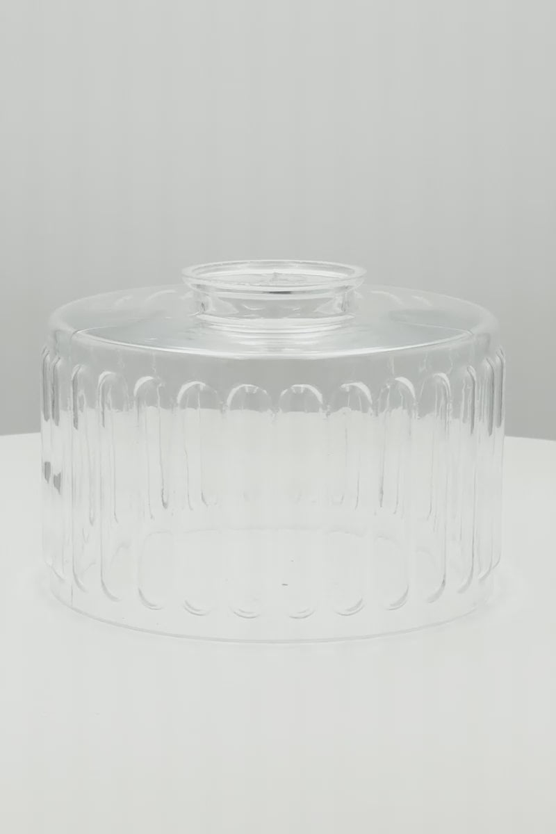Video of the clear glass fluted Capri shade. 