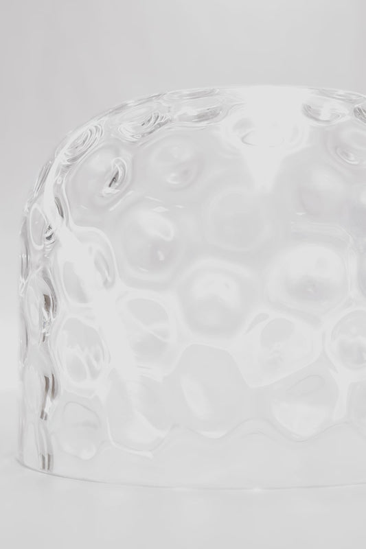 video showcasing the texture on the glass shade