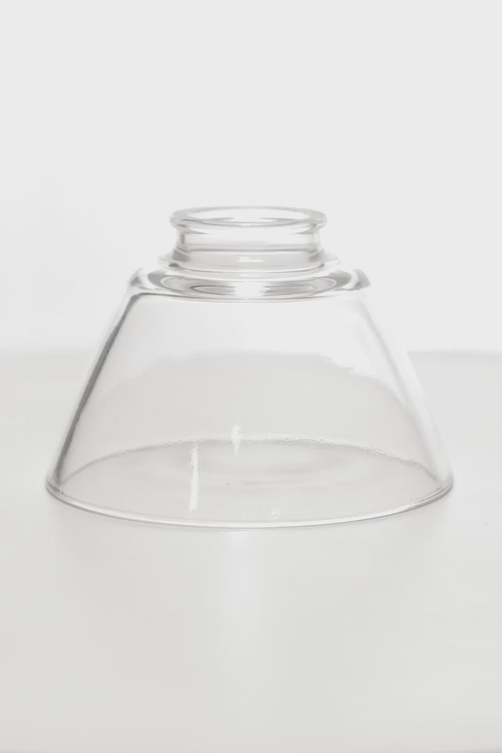 entire view of glass shade are handmade glass.