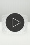 Video of the clear glass Malibu shade with wavy chevron pattern.