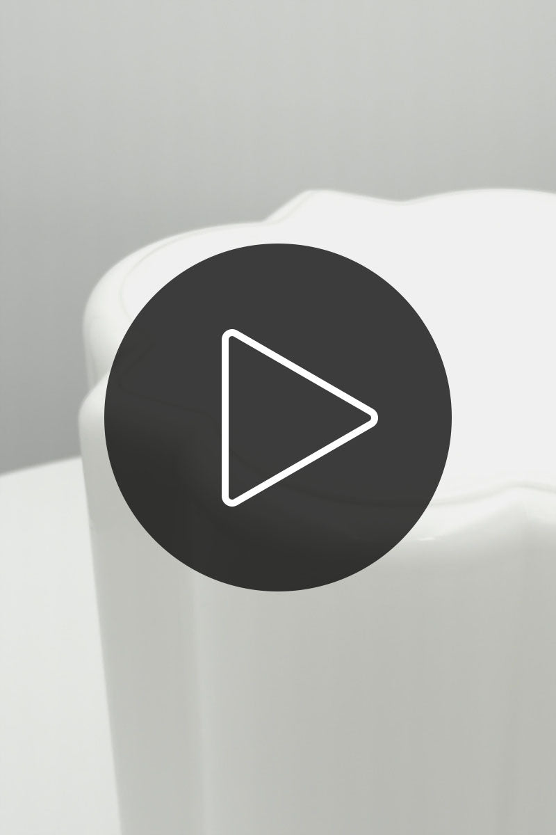 Video showcasing the opal glass Roxbury shade on a turntable in a white space. 