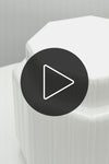 Video showcasing the opal glass Harcout shade on a turntable in a white space.
