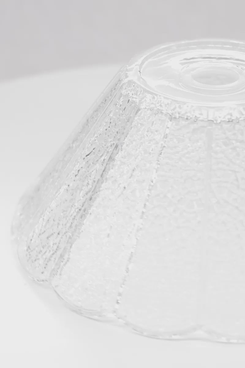 video of Naperville Crackle Glass Shade