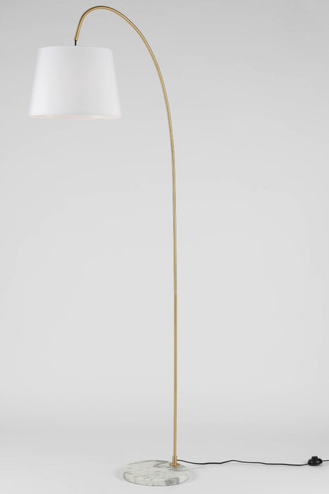 Tall floor lamp with marble base